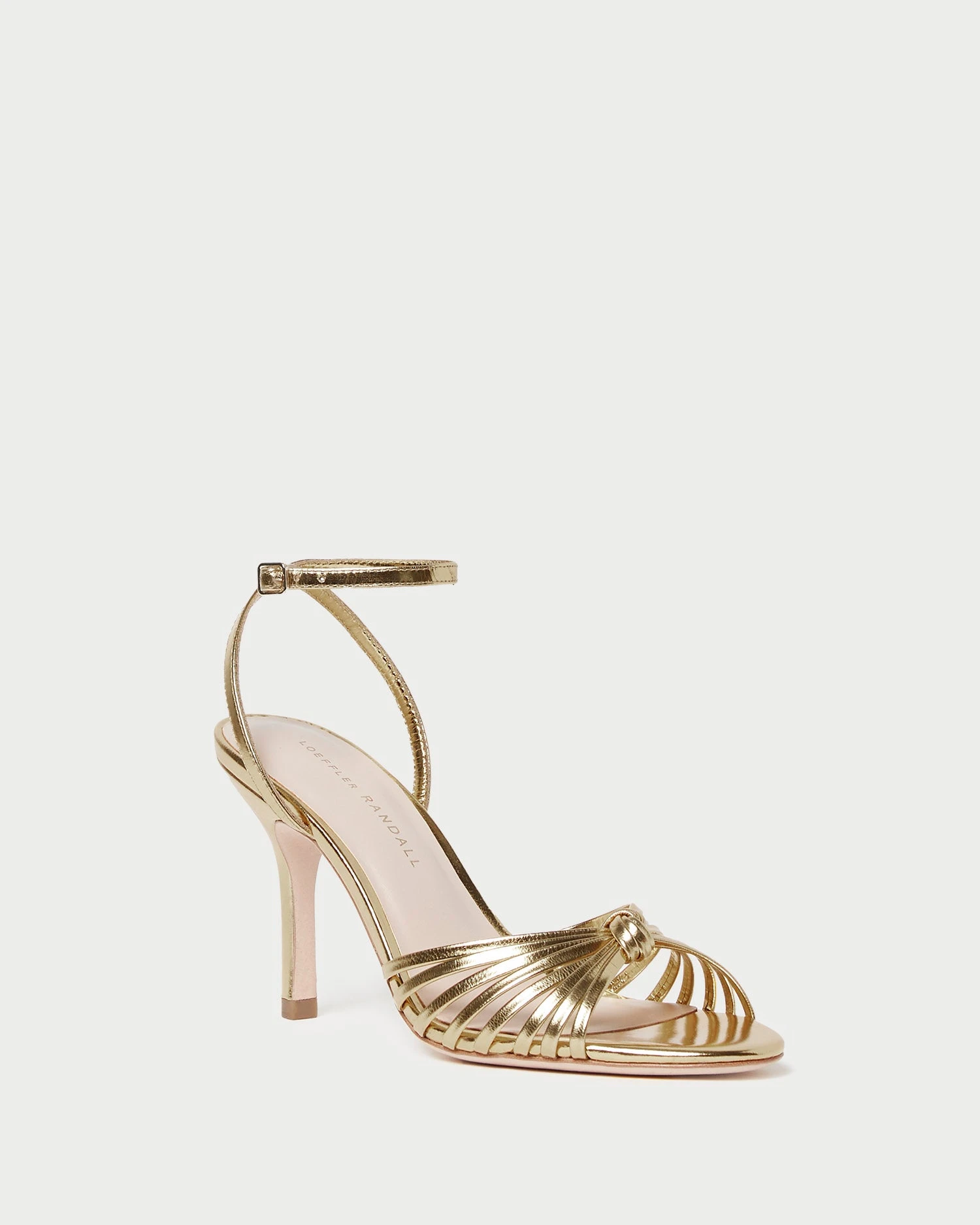 Loeffler Randall Ada Gold Knot Heeled Sandal 3 Loeffler Randall Ada Gold Knot Heeled Sandal