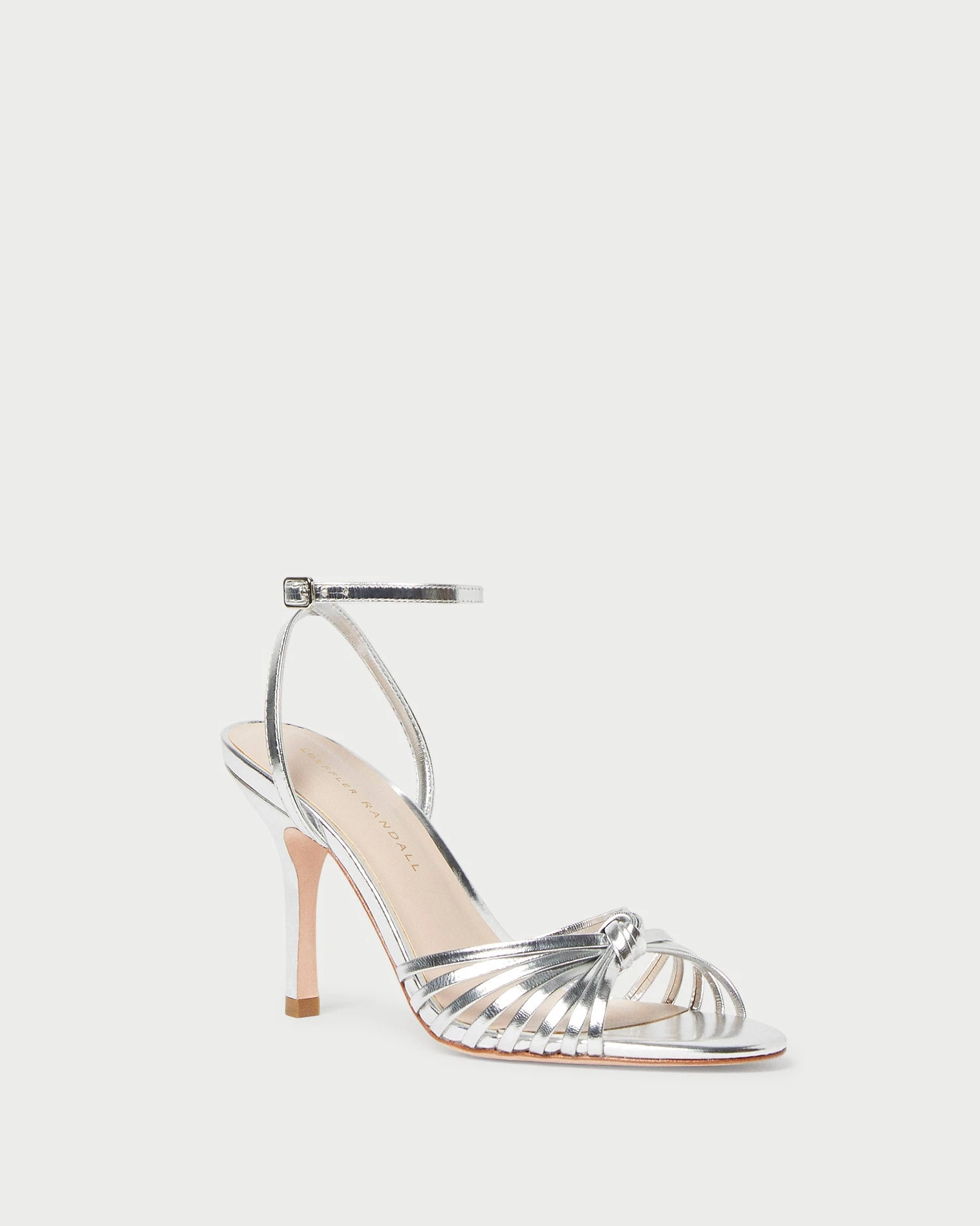 Loeffler Randall Ada Silver Knot Heeled Sandal 3 Loeffler Randall Ada Silver Knot Heeled Sandal