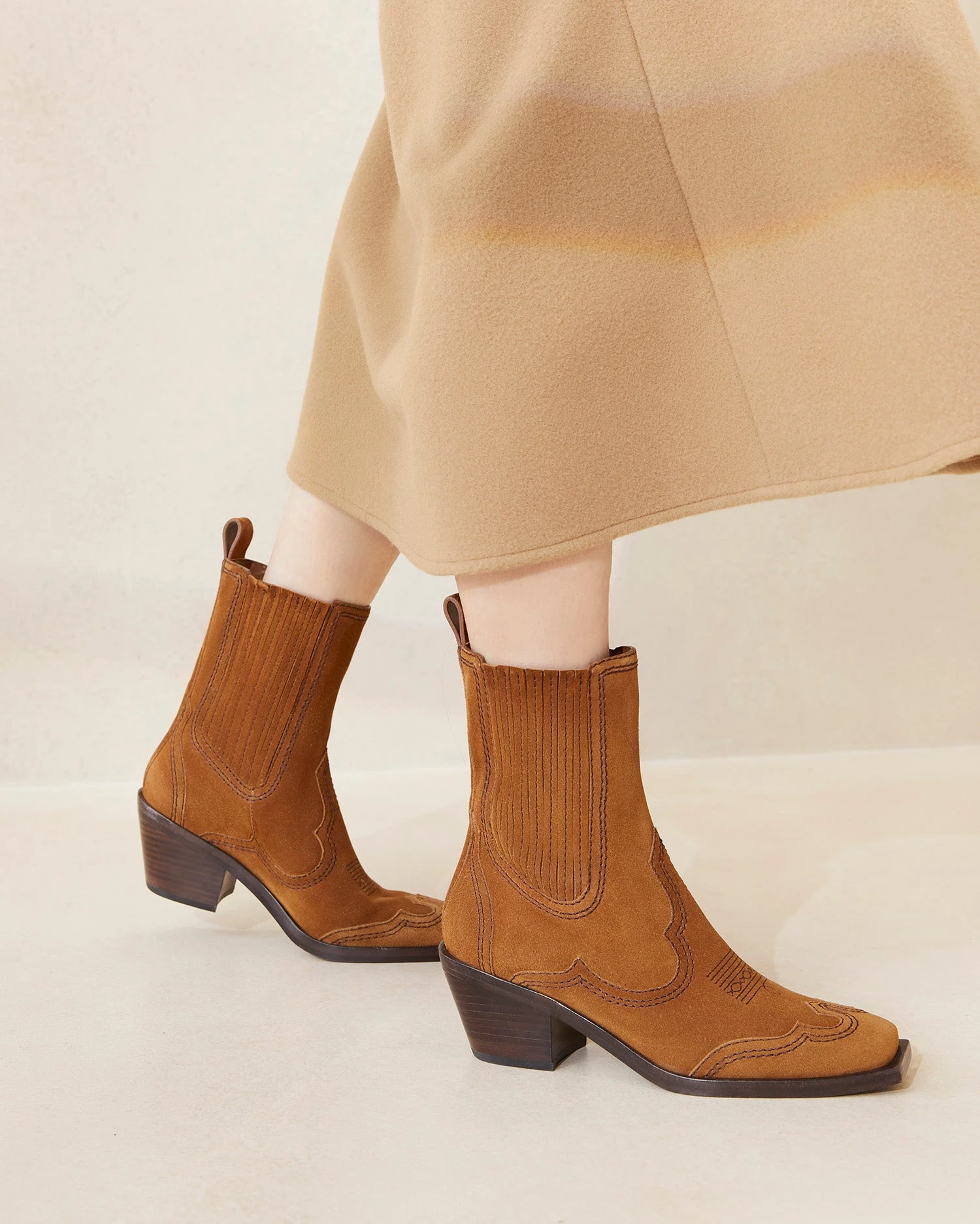 Loeffler Randall Agnes Cacao/Espresso Western Boot 7 Loeffler Randall Agnes Cacao/Espresso Western Boot - Image 5