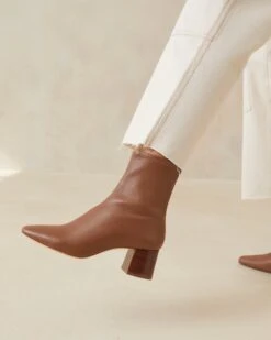 Loeffler Randall Alec Acorn Mid-Heel Stretch Bootie -Loeffler Randall ALEC STNA ACORN 1784