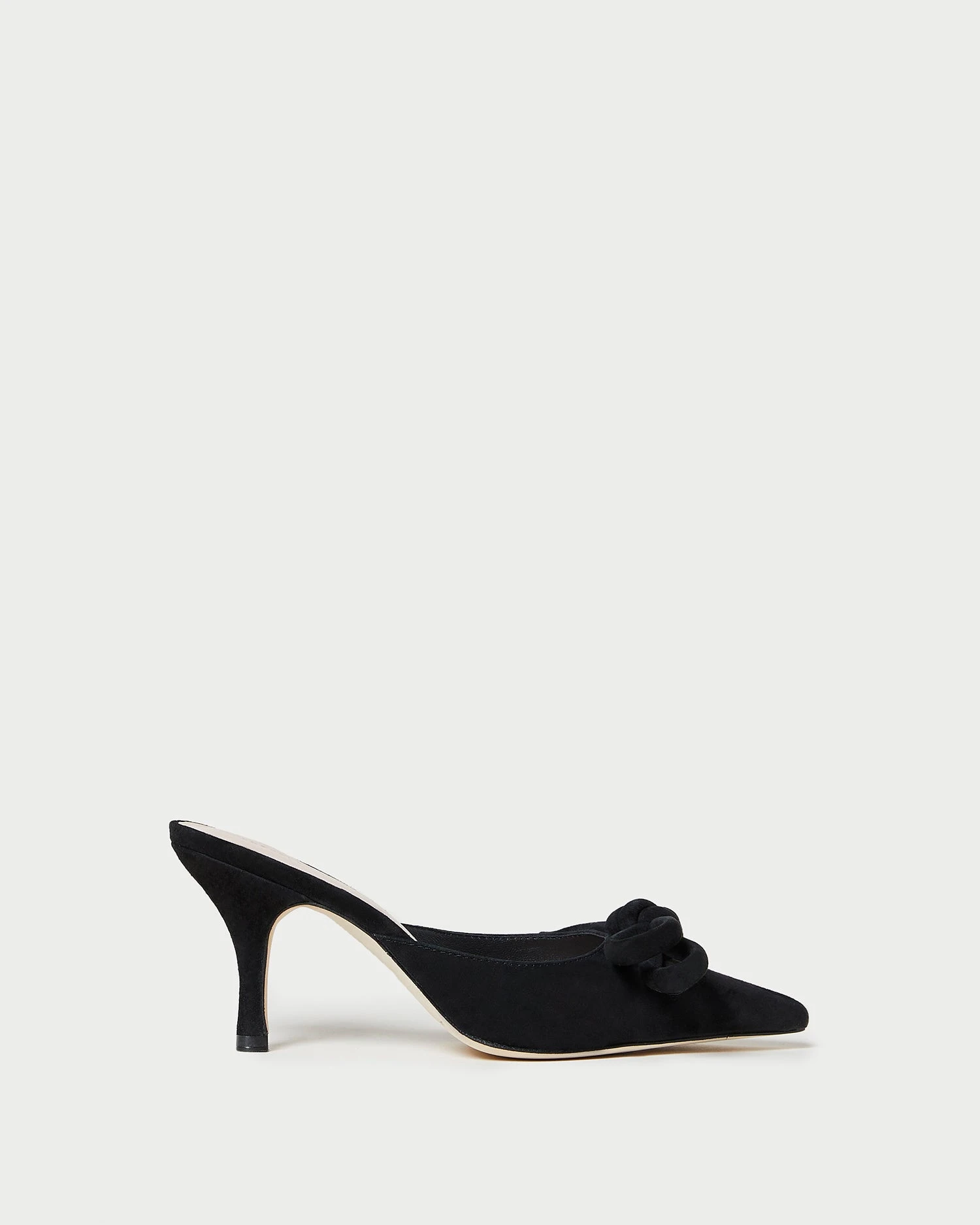 Loeffler Randall Amyra Black Bow Kitten Mule 4 Loeffler Randall Amyra Black Bow Kitten Mule - Image 2