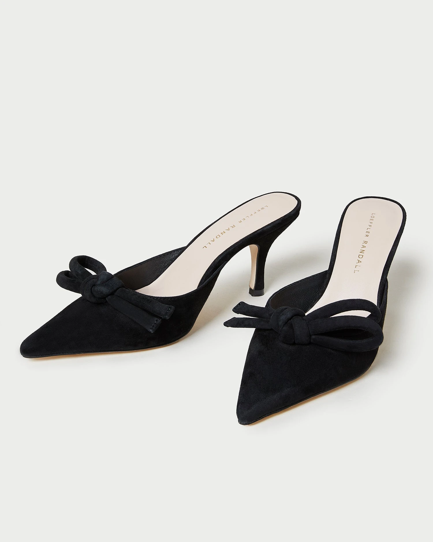 Loeffler Randall Amyra Black Bow Kitten Mule 5 Loeffler Randall Amyra Black Bow Kitten Mule - Image 3