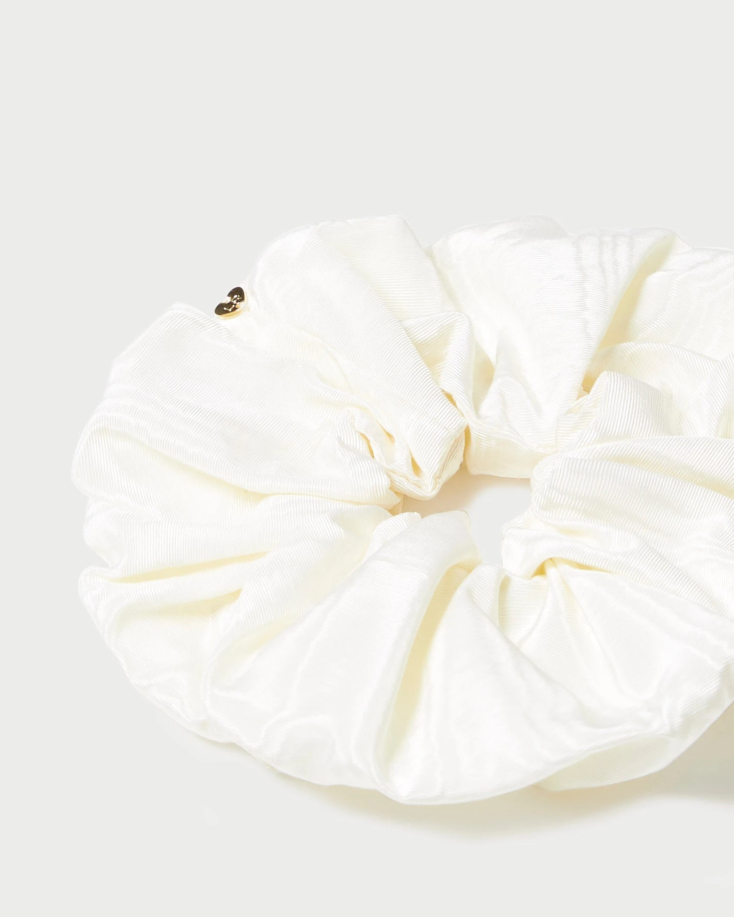 Loeffler Randall Astrid Cream Oversized Scrunchie 4 Loeffler Randall Astrid Cream Oversized Scrunchie - Image 2