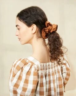 Loeffler Randall Astrid Nutmeg Oversized Scrunchie 7 Loeffler Randall Astrid Nutmeg Oversized Scrunchie -Loeffler Randall ASTRID MO NUTMG 003copy