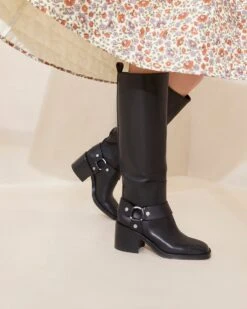 Loeffler Randall Audrey Black Tall Engineer Boot 11 Loeffler Randall Audrey Black Tall Engineer Boot -Loeffler Randall AUDREY VA BLACK 006copy