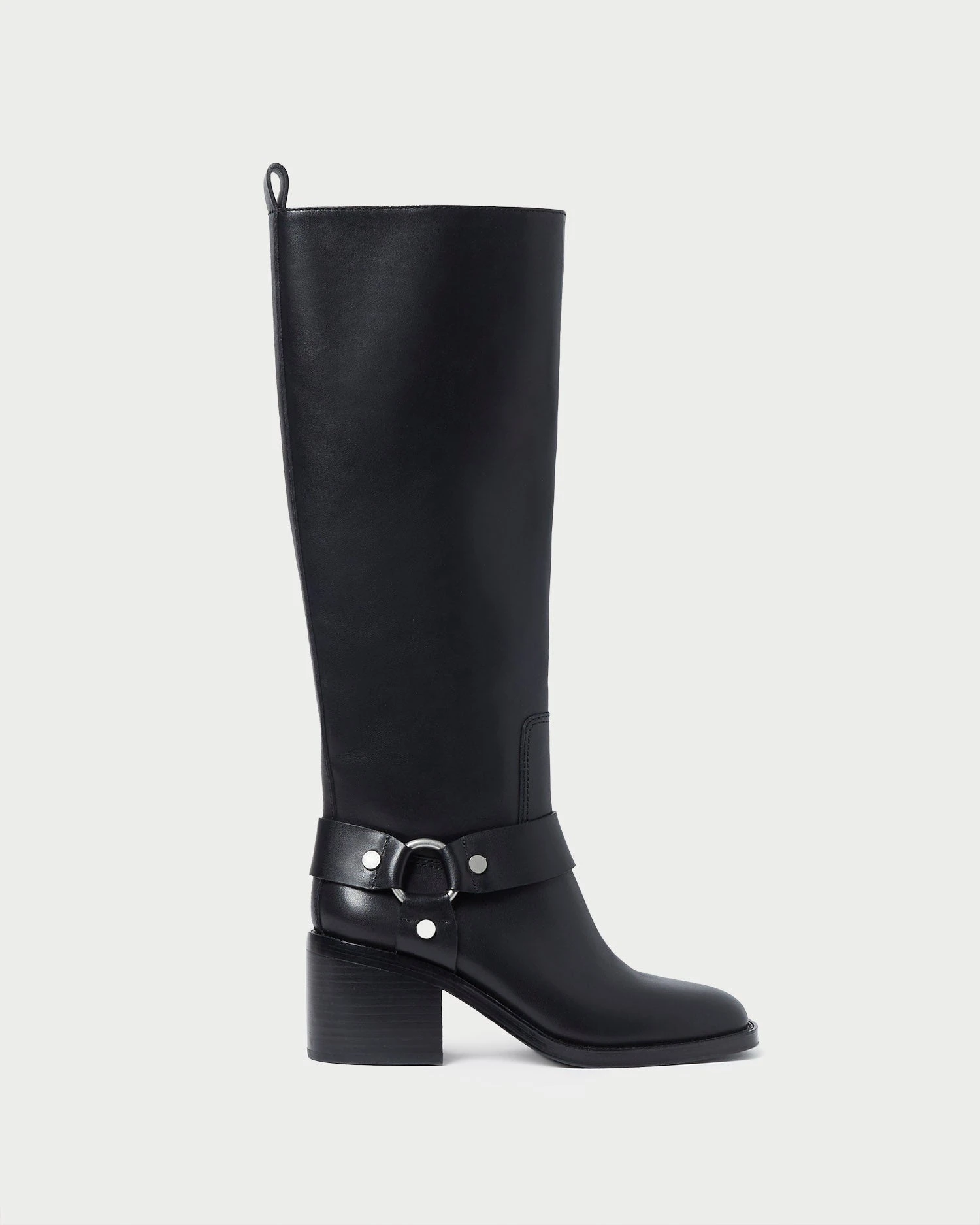 Loeffler Randall Audrey Black Tall Engineer Boot 4 Loeffler Randall Audrey Black Tall Engineer Boot - Image 2
