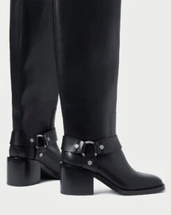 Loeffler Randall Audrey Black Tall Engineer Boot 9 Loeffler Randall Audrey Black Tall Engineer Boot -Loeffler Randall AUDREY VA BLACK 3