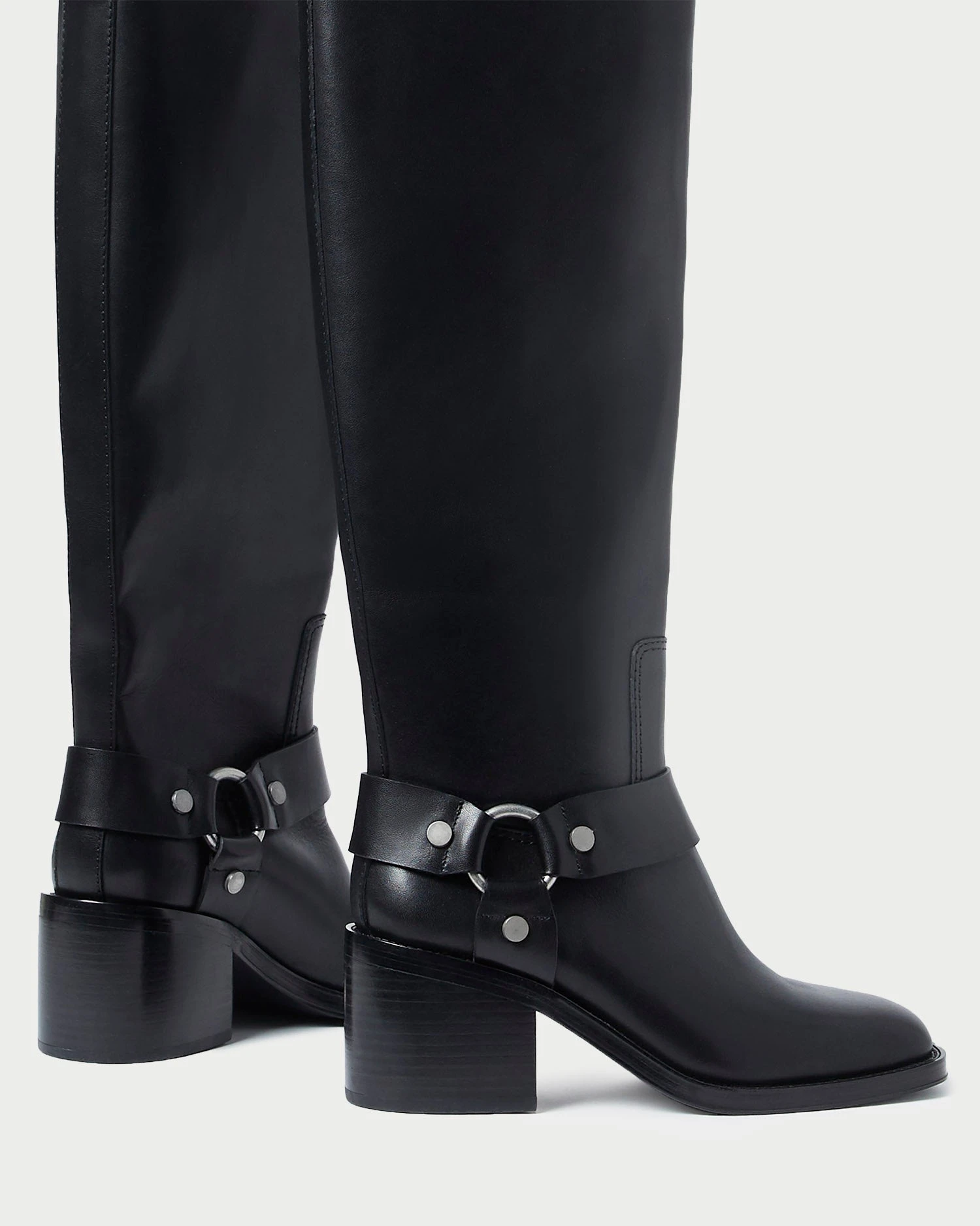 Loeffler Randall Audrey Black Tall Engineer Boot 5 Loeffler Randall Audrey Black Tall Engineer Boot - Image 3