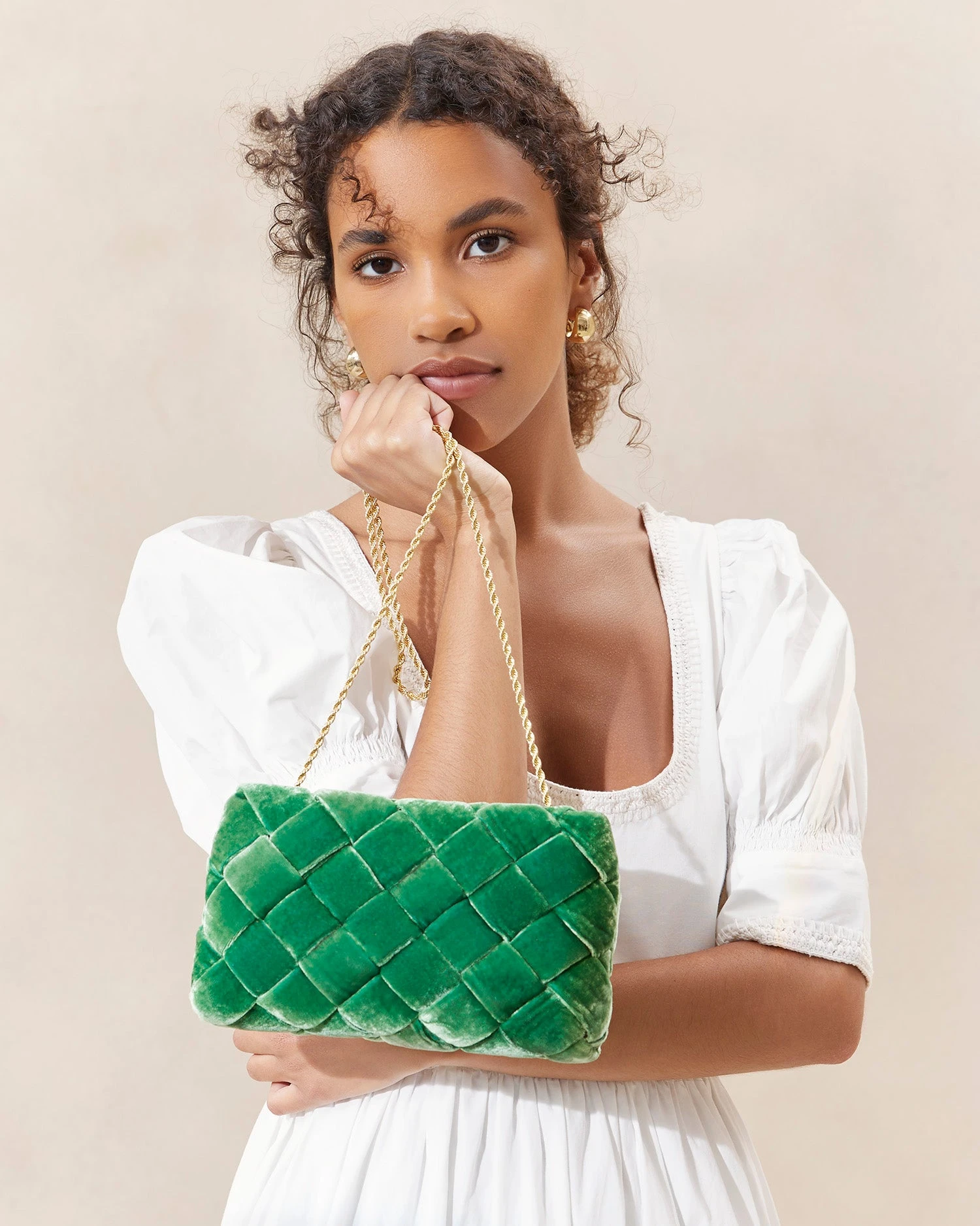 Loeffler Randall Auzeen Cyprus Mini Woven Clutch 7 Loeffler Randall Auzeen Cyprus Mini Woven Clutch - Image 5