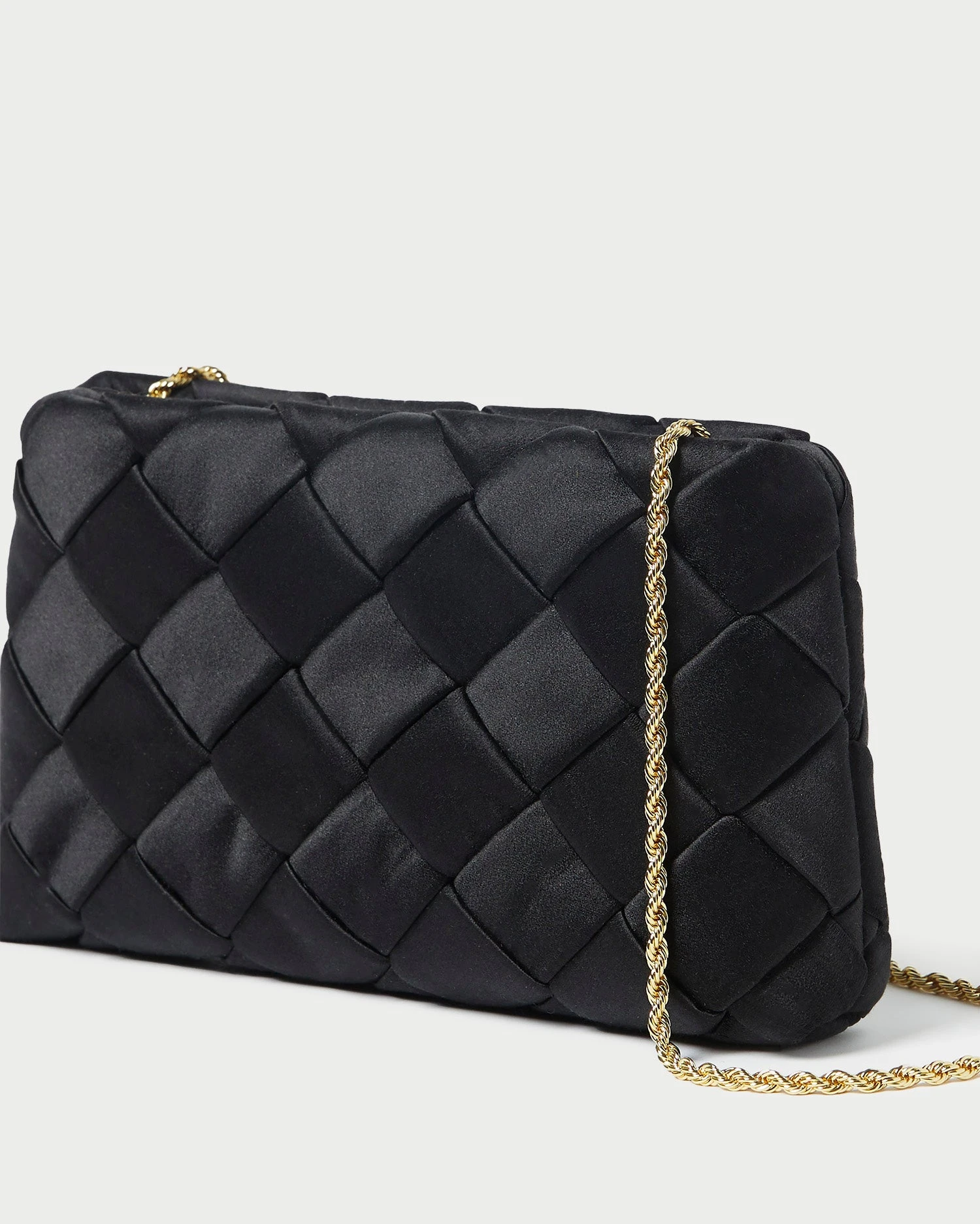 Loeffler Randall Auzeen Black Mini Woven Clutch 4 Loeffler Randall Auzeen Black Mini Woven Clutch - Image 2