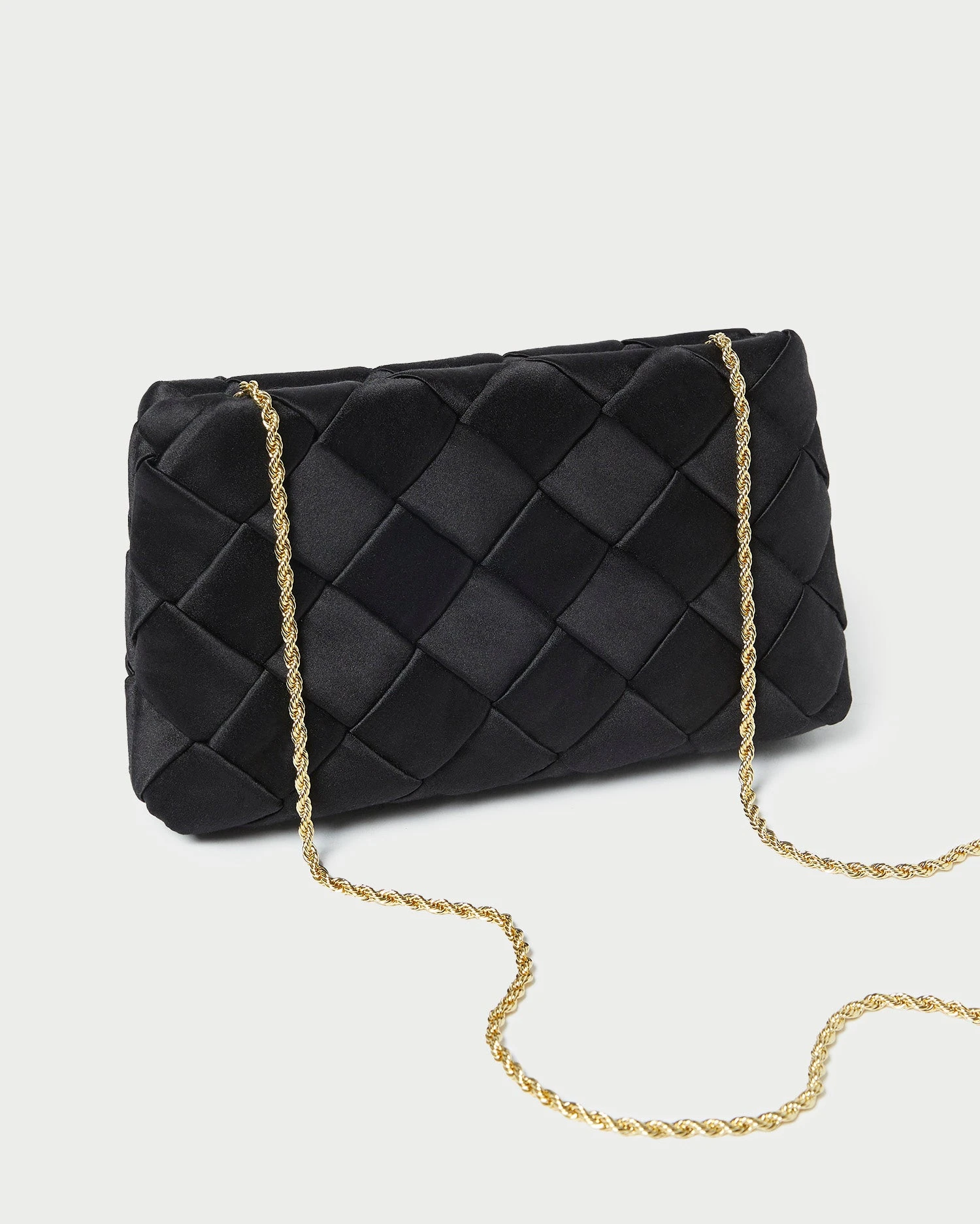 Loeffler Randall Auzeen Black Mini Woven Clutch 5 Loeffler Randall Auzeen Black Mini Woven Clutch - Image 3