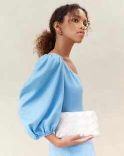 Loeffler Randall Auzeen Cream Mini Woven Clutch 11 Loeffler Randall Auzeen Cream Mini Woven Clutch -Loeffler Randall AUZEEN WSAT CREAM 039copy