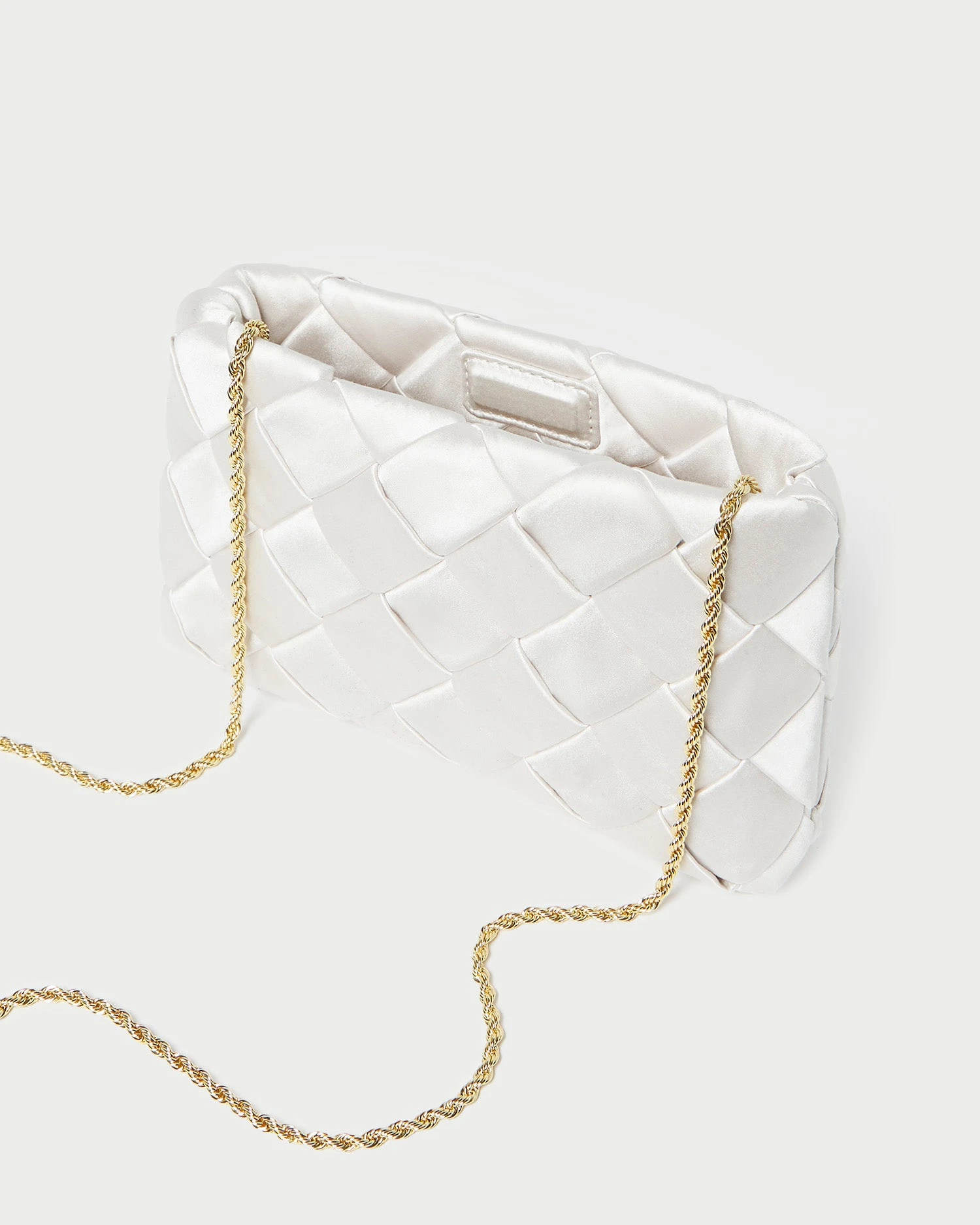 Loeffler Randall Auzeen Cream Mini Woven Clutch 5 Loeffler Randall Auzeen Cream Mini Woven Clutch - Image 3