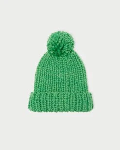 Loeffler Randall Ava Fern Knit Pompom Hat
