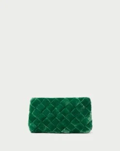 Loeffler Randall Aviva Cyprus Woven Puff Clutch