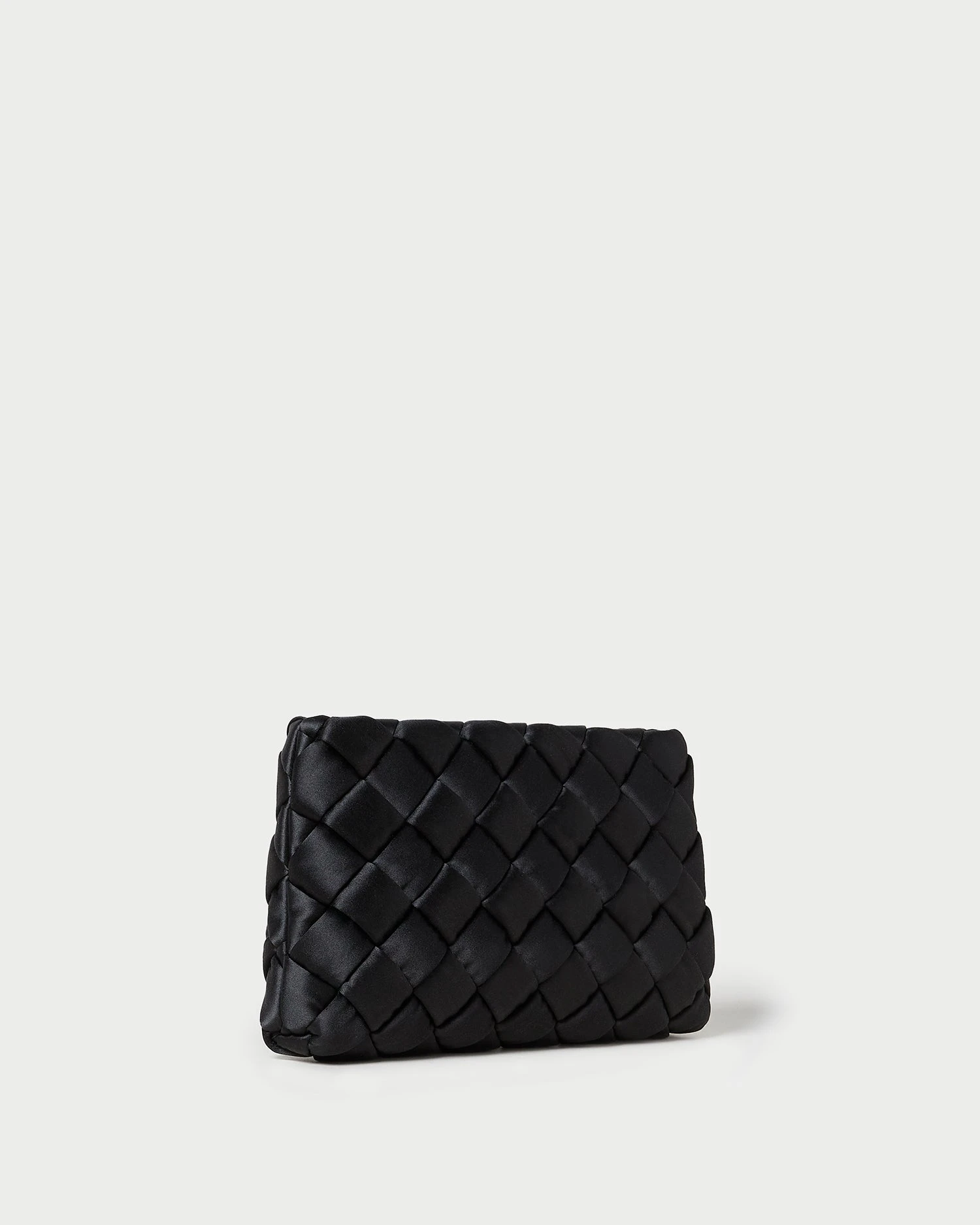 Loeffler Randall Aviva Black Woven Puff Clutch 4 Loeffler Randall Aviva Black Woven Puff Clutch - Image 2