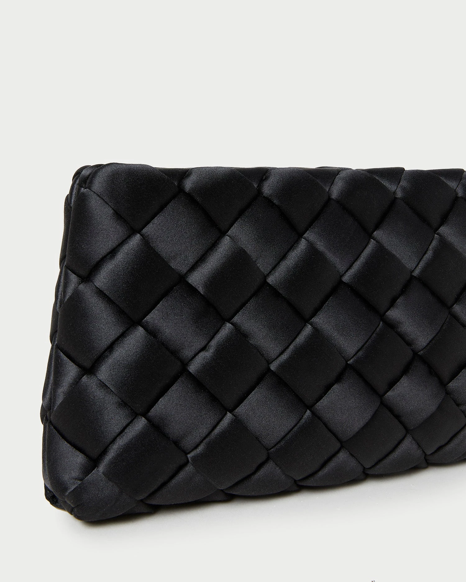 Loeffler Randall Aviva Black Woven Puff Clutch 5 Loeffler Randall Aviva Black Woven Puff Clutch - Image 3