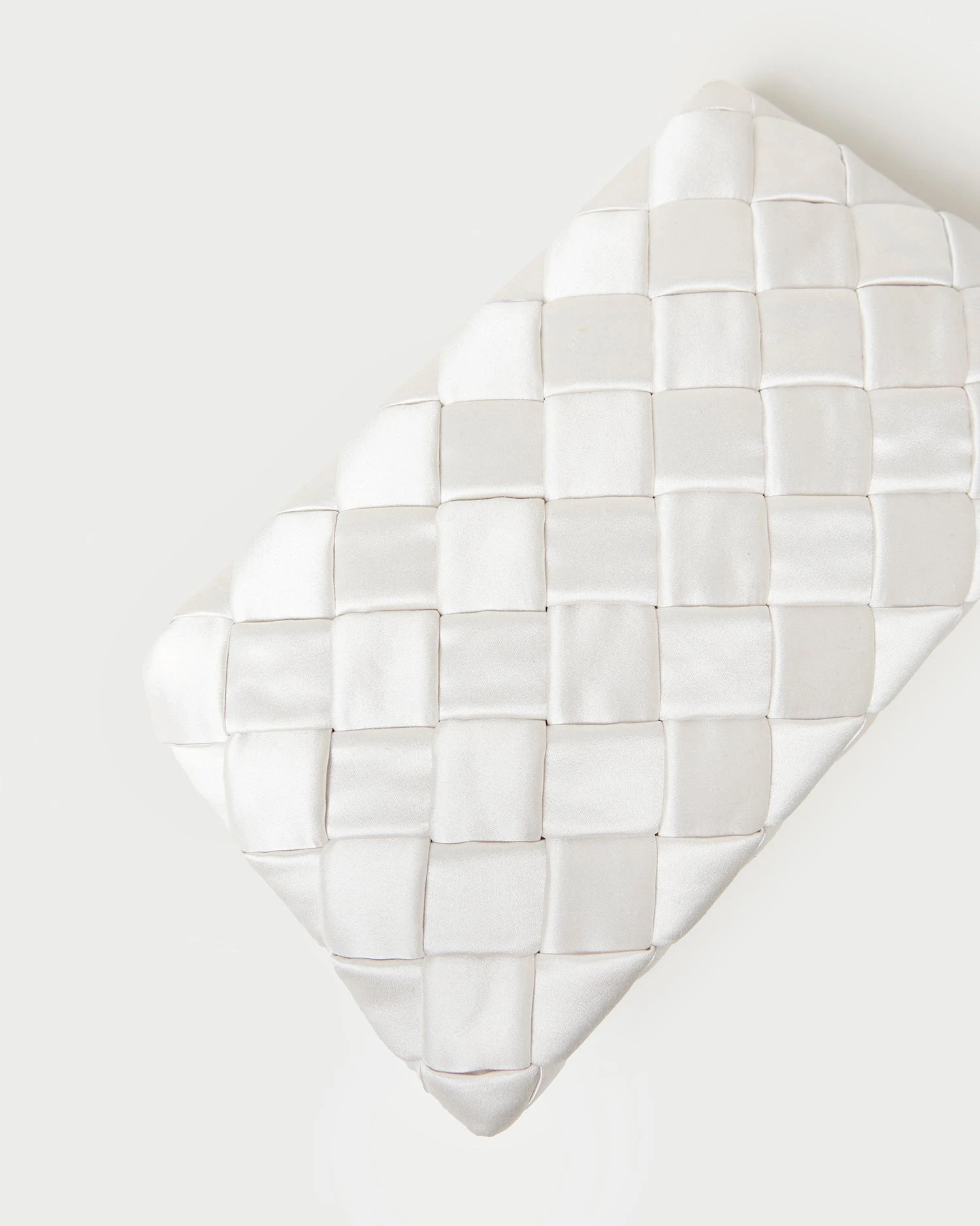 Loeffler Randall Aviva Cream Woven Puff Clutch 5 Loeffler Randall Aviva Cream Woven Puff Clutch - Image 3