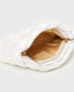 Loeffler Randall Aviva Cream Woven Puff Clutch 10 Loeffler Randall Aviva Cream Woven Puff Clutch -Loeffler Randall AVIVA WSAT CREAM 4