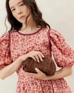 Loeffler Randall Bailey Mocha Pleated Dome Clutch 11 Loeffler Randall Bailey Mocha Pleated Dome Clutch -Loeffler Randall BAILEY PLA MOCHA 015copy