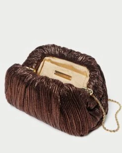 Loeffler Randall Bailey Mocha Pleated Dome Clutch 10 Loeffler Randall Bailey Mocha Pleated Dome Clutch -Loeffler Randall BAILEY PLA MOCHA 4