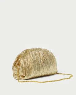 Loeffler Randall Bailey Oro Pleated Dome Clutch 9 Loeffler Randall Bailey Oro Pleated Dome Clutch -Loeffler Randall BAILEY PLA ORO 3copy