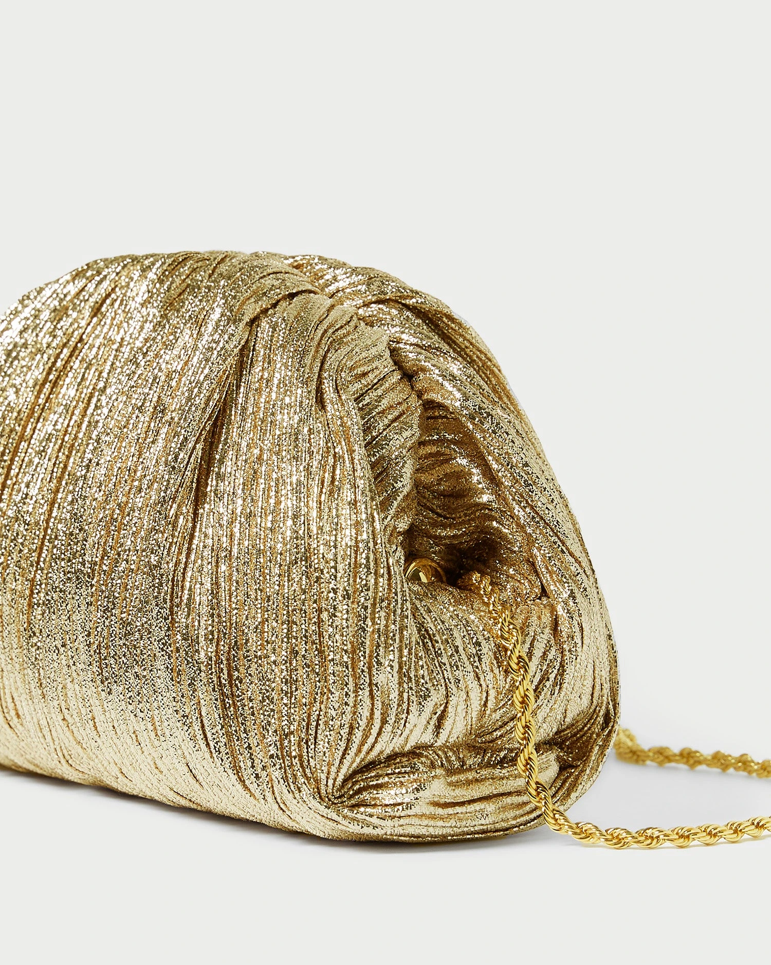 Loeffler Randall Bailey Oro Pleated Dome Clutch 6 Loeffler Randall Bailey Oro Pleated Dome Clutch - Image 4