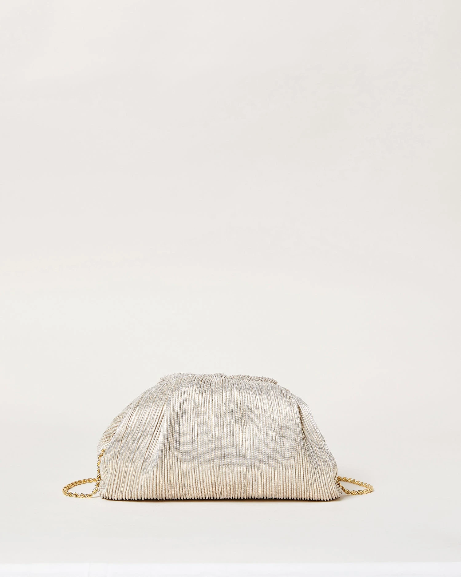 Loeffler Randall Bailey Platinum Pleated Dome Clutch 3 Loeffler Randall Bailey Platinum Pleated Dome Clutch
