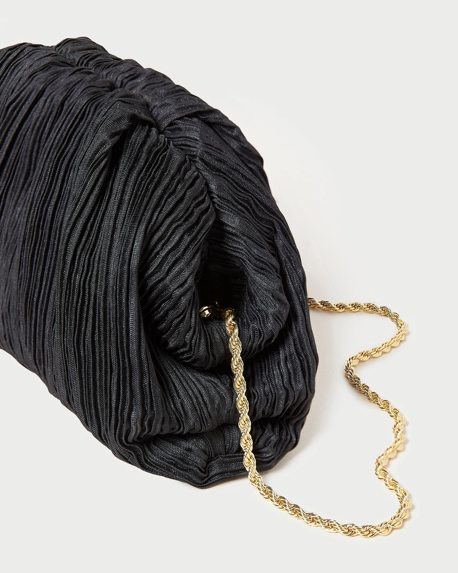 Loeffler Randall Bailey Black Pleated Dome Clutch 5 Loeffler Randall Bailey Black Pleated Dome Clutch - Image 3