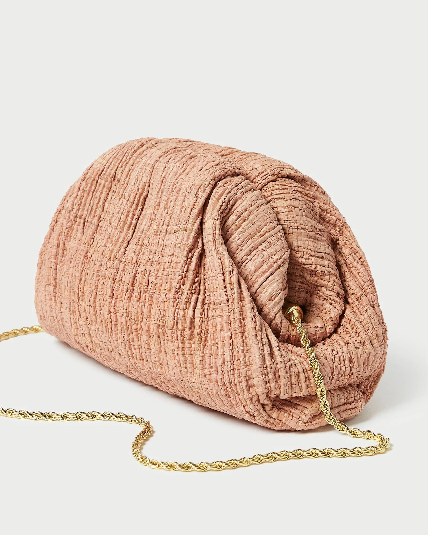 Loeffler Randall Bailey Blush Pleated Dome Clutch 5 Loeffler Randall Bailey Blush Pleated Dome Clutch - Image 3