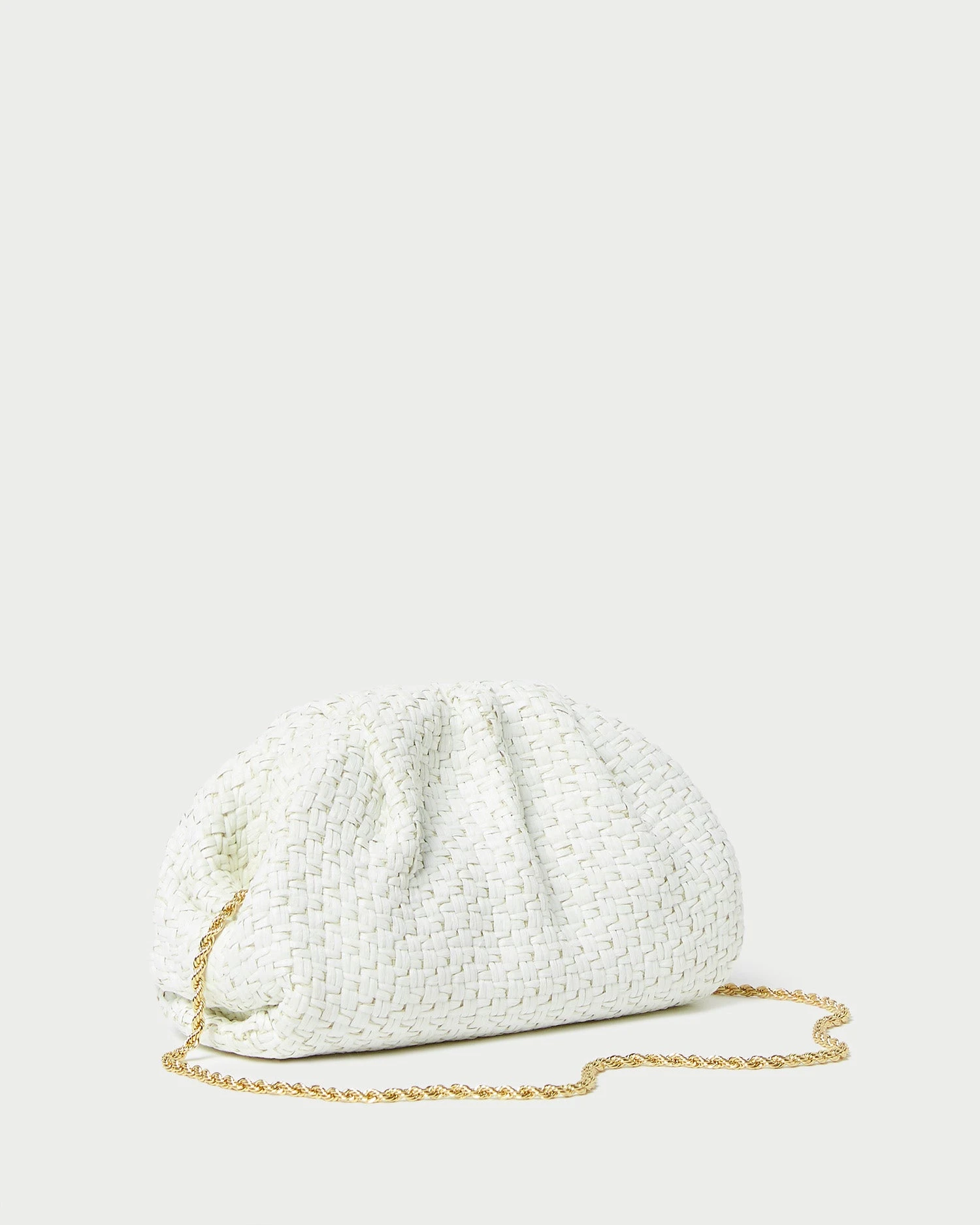 Loeffler Randall Bailey White Raffia Dome Clutch 4 Loeffler Randall Bailey White Raffia Dome Clutch - Image 2