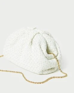 Loeffler Randall Bailey White Raffia Dome Clutch 10 Loeffler Randall Bailey White Raffia Dome Clutch -Loeffler Randall BAILEY R WHITE 4