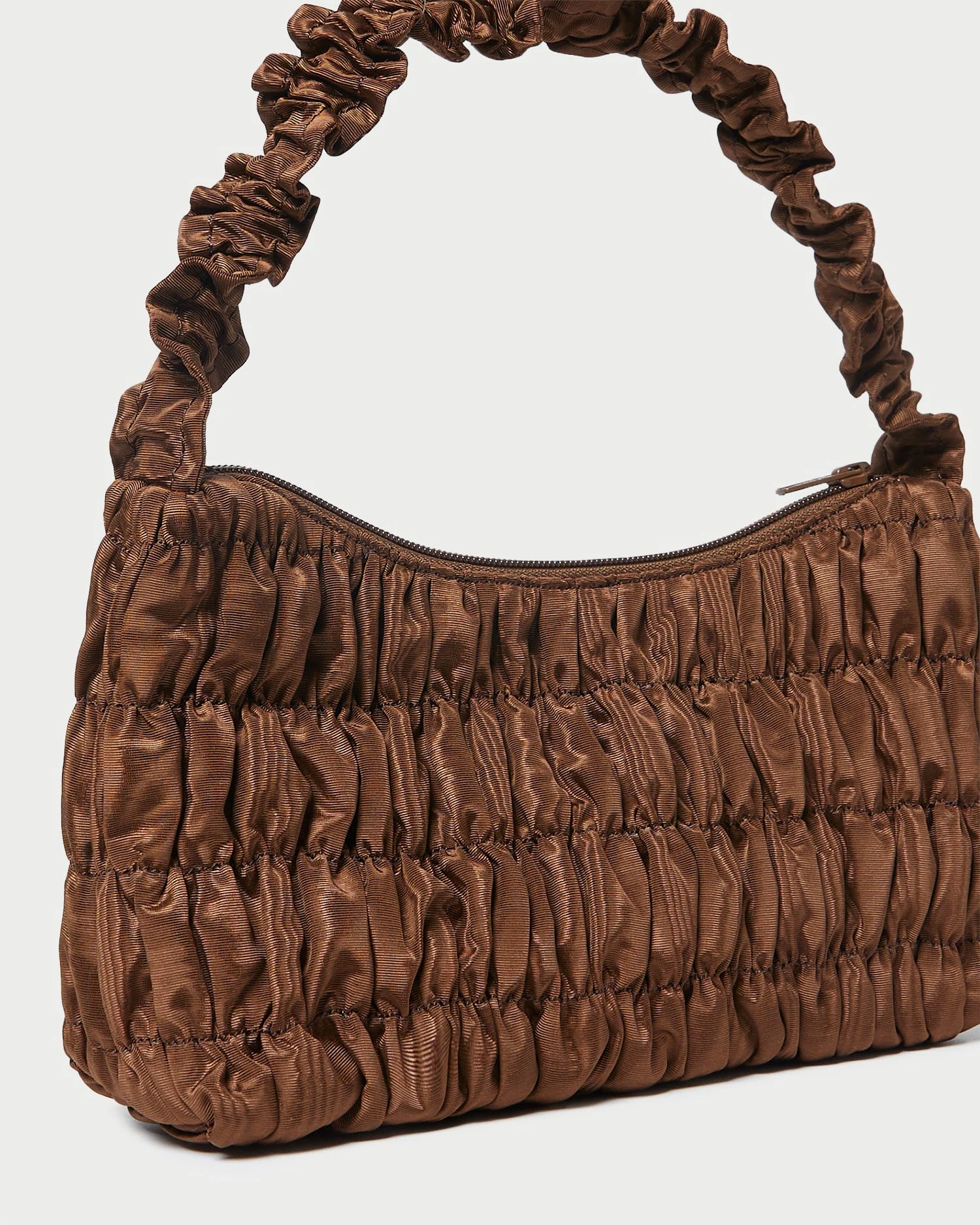 Loeffler Randall Barry Chocolate Gathered Shoulder Bag 4 Loeffler Randall Barry Chocolate Gathered Shoulder Bag - Image 2