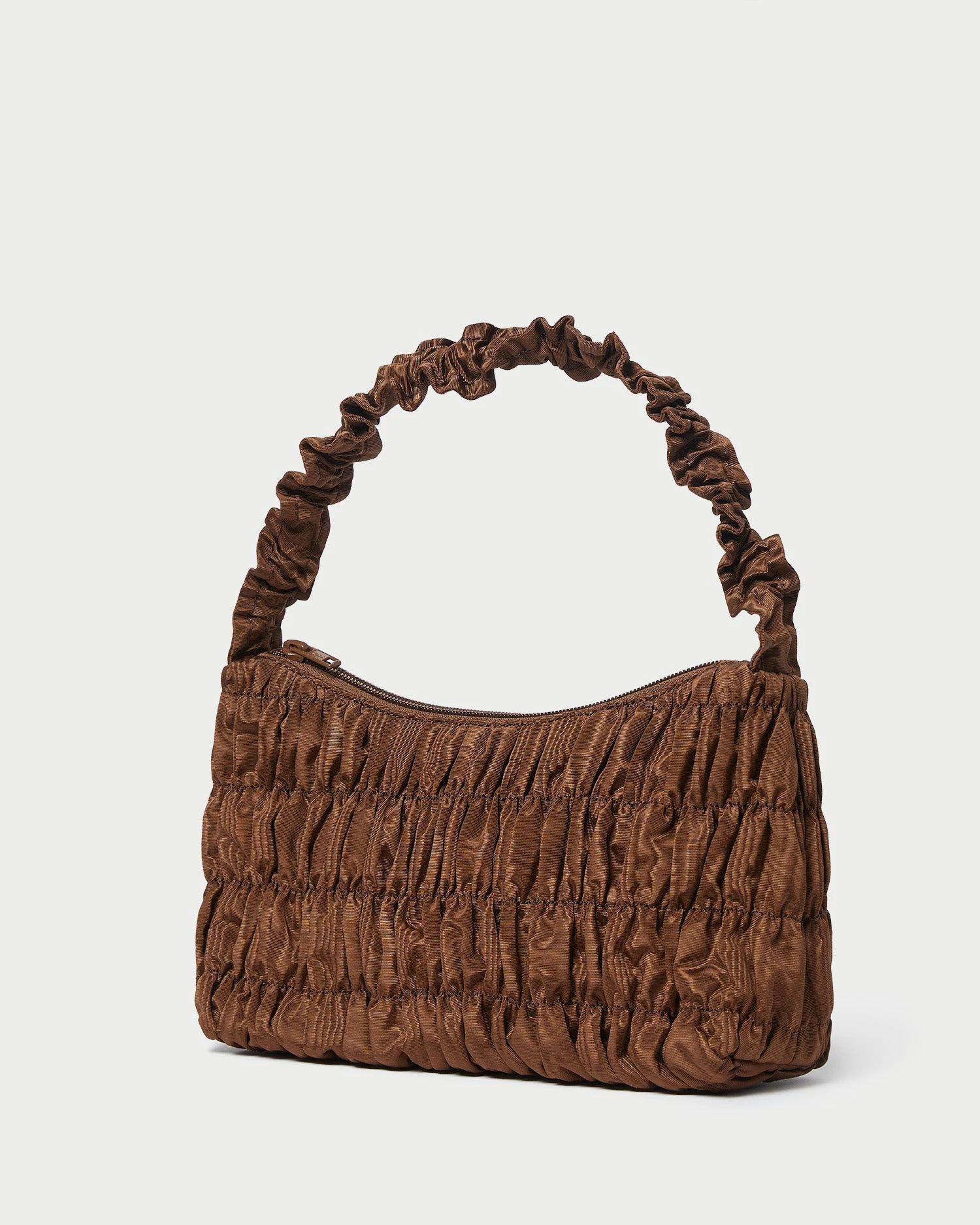 Loeffler Randall Barry Chocolate Gathered Shoulder Bag 5 Loeffler Randall Barry Chocolate Gathered Shoulder Bag - Image 3