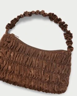Loeffler Randall Barry Chocolate Gathered Shoulder Bag 10 Loeffler Randall Barry Chocolate Gathered Shoulder Bag -Loeffler Randall BARRY MO CHOCO 4