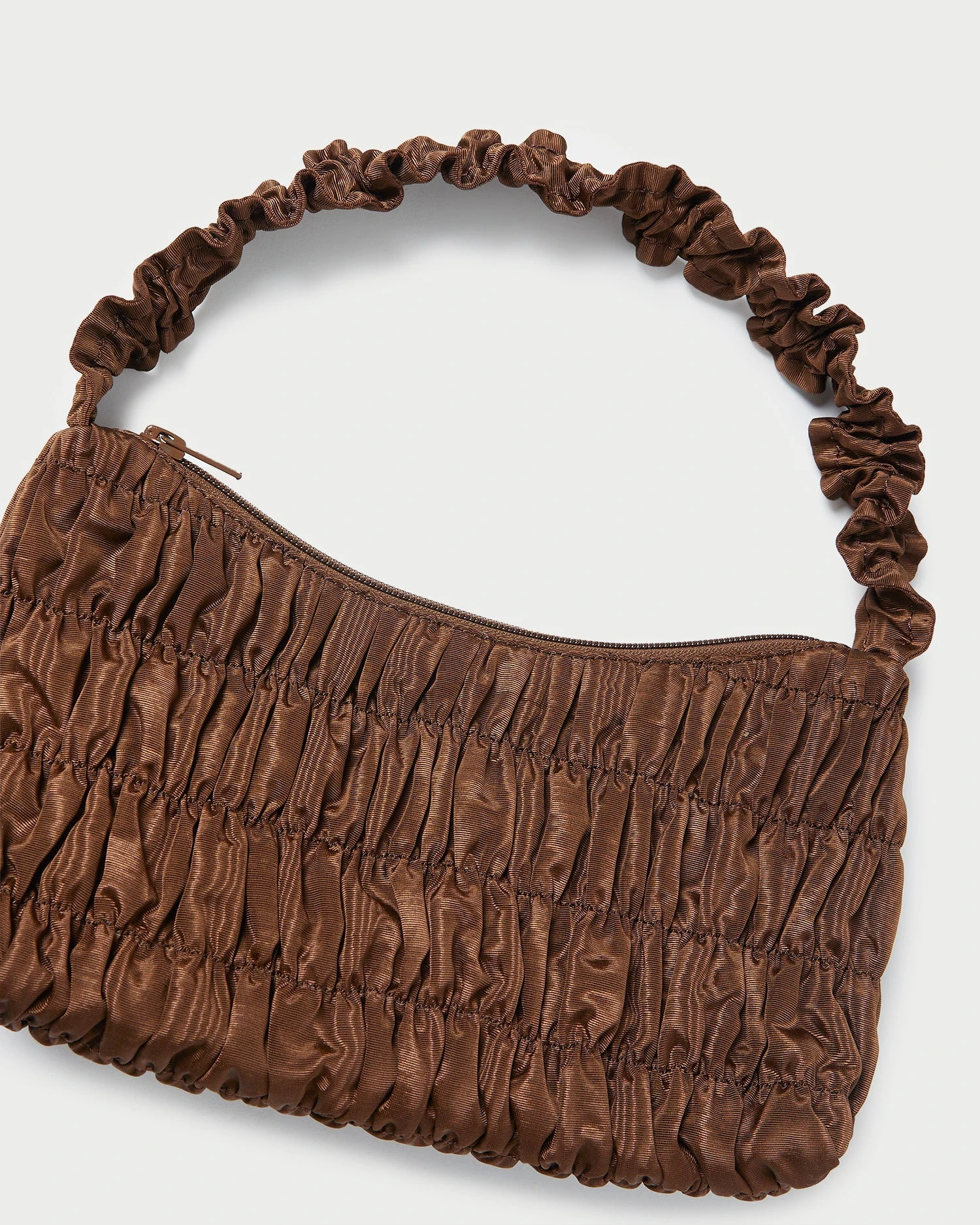 Loeffler Randall Barry Chocolate Gathered Shoulder Bag 6 Loeffler Randall Barry Chocolate Gathered Shoulder Bag - Image 4