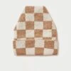Loeffler Randall Bartlet Camel Checker Knit Beanie 1 Loeffler Randall Bartlet Camel Checker Knit Beanie -Loeffler Randall BARTLET WO CAMCR 1