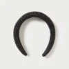 Loeffler Randall Bellamy Black Diamanté Puffy Headband 2 Loeffler Randall Bellamy Black Diamanté Puffy Headband -Loeffler Randall BELLAMY DIAM BLACK 1