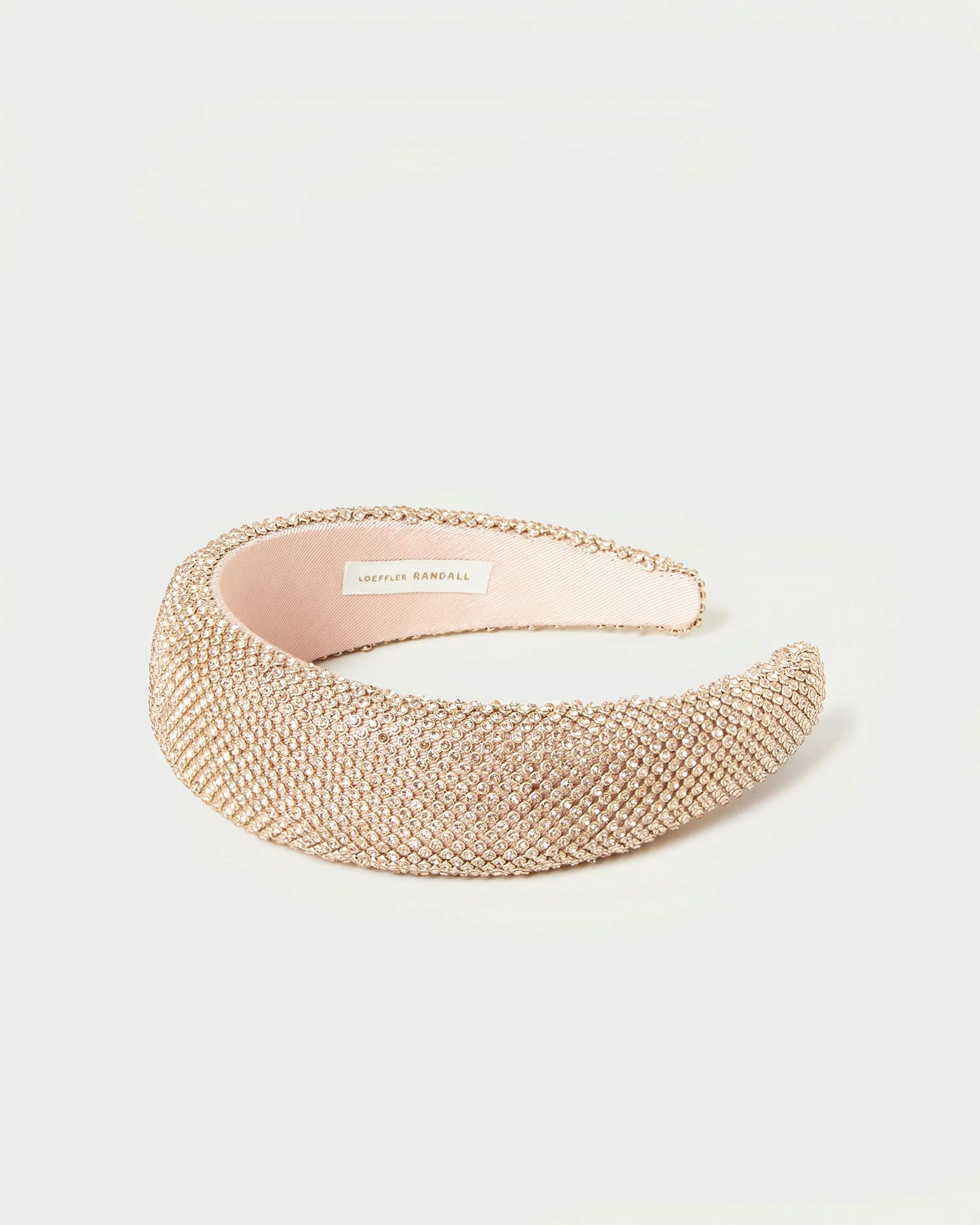 Loeffler Randall Bellamy Peach Diamanté Headband 4 Loeffler Randall Bellamy Peach Diamanté Headband - Image 2