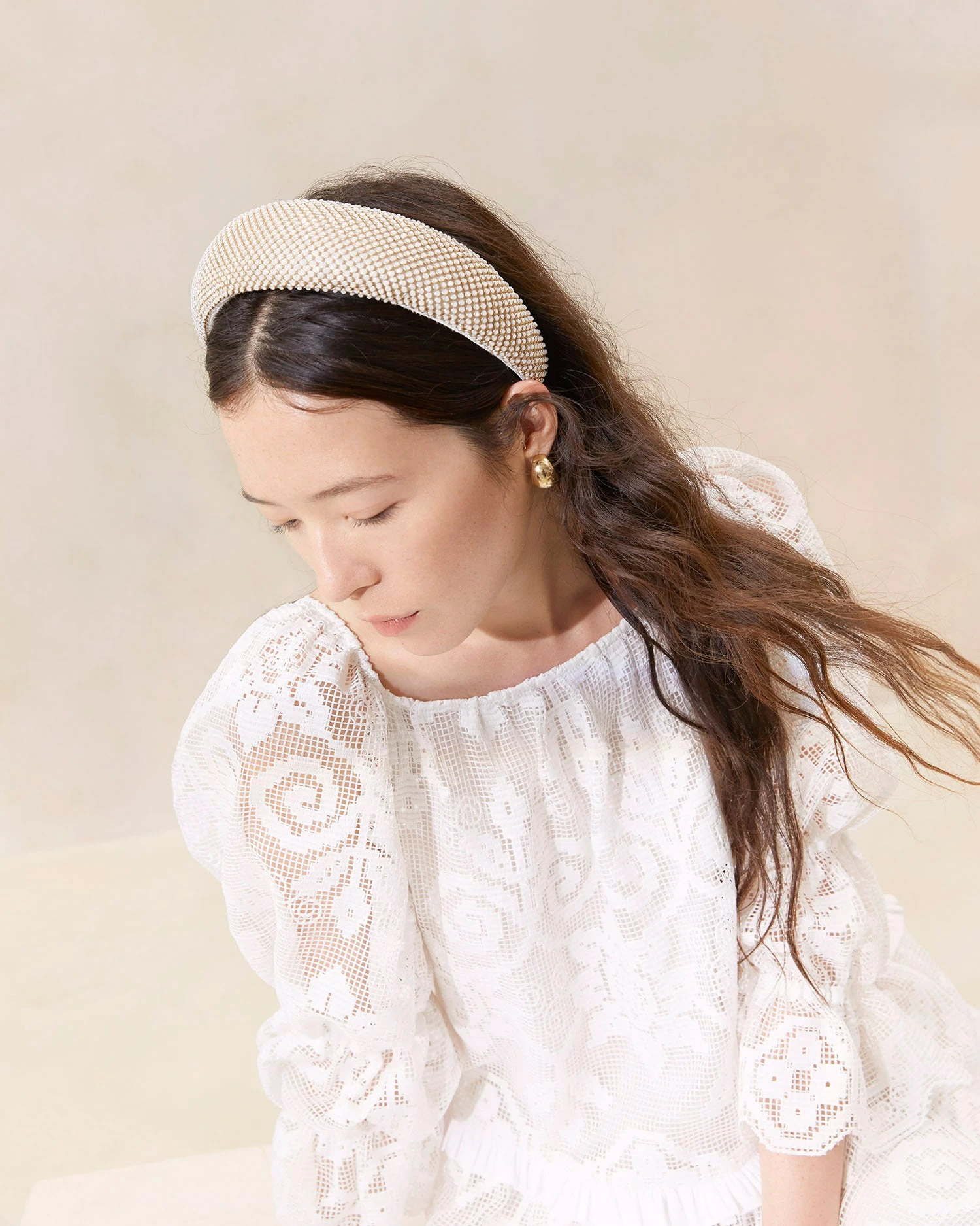 Loeffler Randall Bellamy Opal Diamanté Headband 5 Loeffler Randall Bellamy Opal Diamanté Headband - Image 3