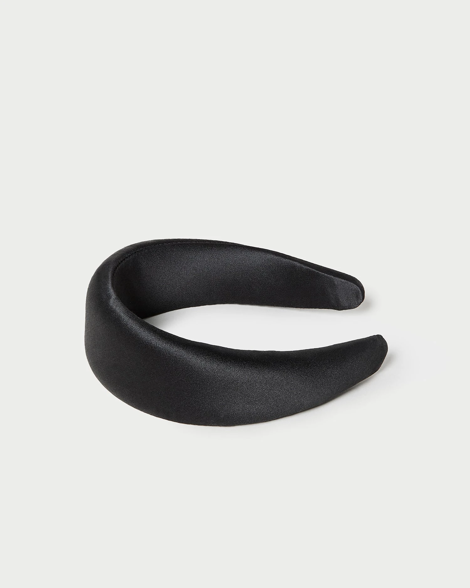 Loeffler Randall Bellamy Black Satin Puffy Headband 4 Loeffler Randall Bellamy Black Satin Puffy Headband - Image 2