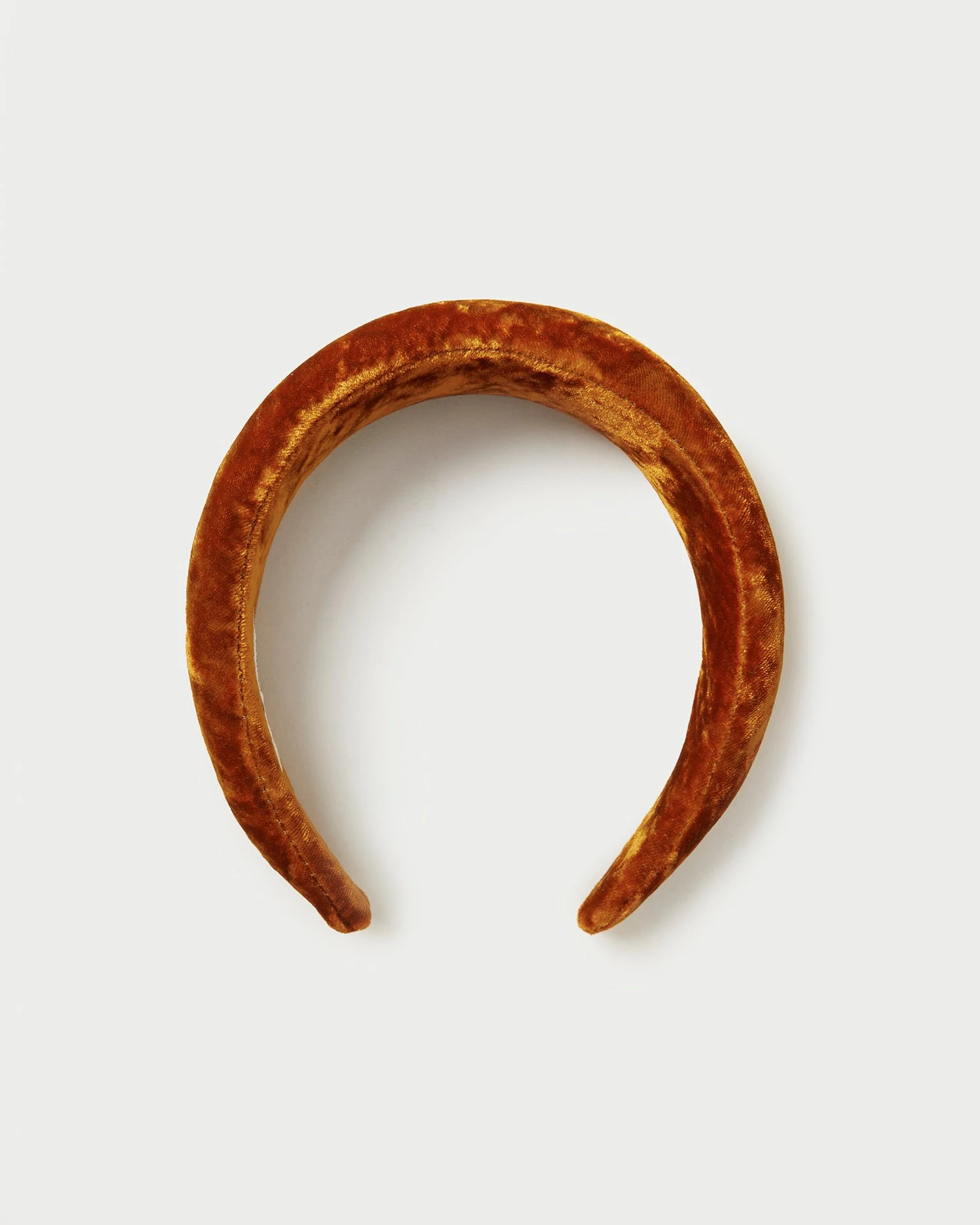 Loeffler Randall Bellamy Ochre Velvet Headband 3 Loeffler Randall Bellamy Ochre Velvet Headband