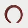 Loeffler Randall Bellamy Sienna Velvet Headband 1 Loeffler Randall Bellamy Sienna Velvet Headband -Loeffler Randall BELLAMY VL SIENA 1