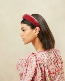 Loeffler Randall Bellamy Tea Rose Velvet Headband 7 Loeffler Randall Bellamy Tea Rose Velvet Headband -Loeffler Randall BELLAMY VL TEARO 004copy