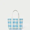 Loeffler Randall Bennett Blue Gingham Medium Tote 2 Loeffler Randall Bennett Blue Gingham Medium Tote -Loeffler Randall BENNET WNP BLUGI 1