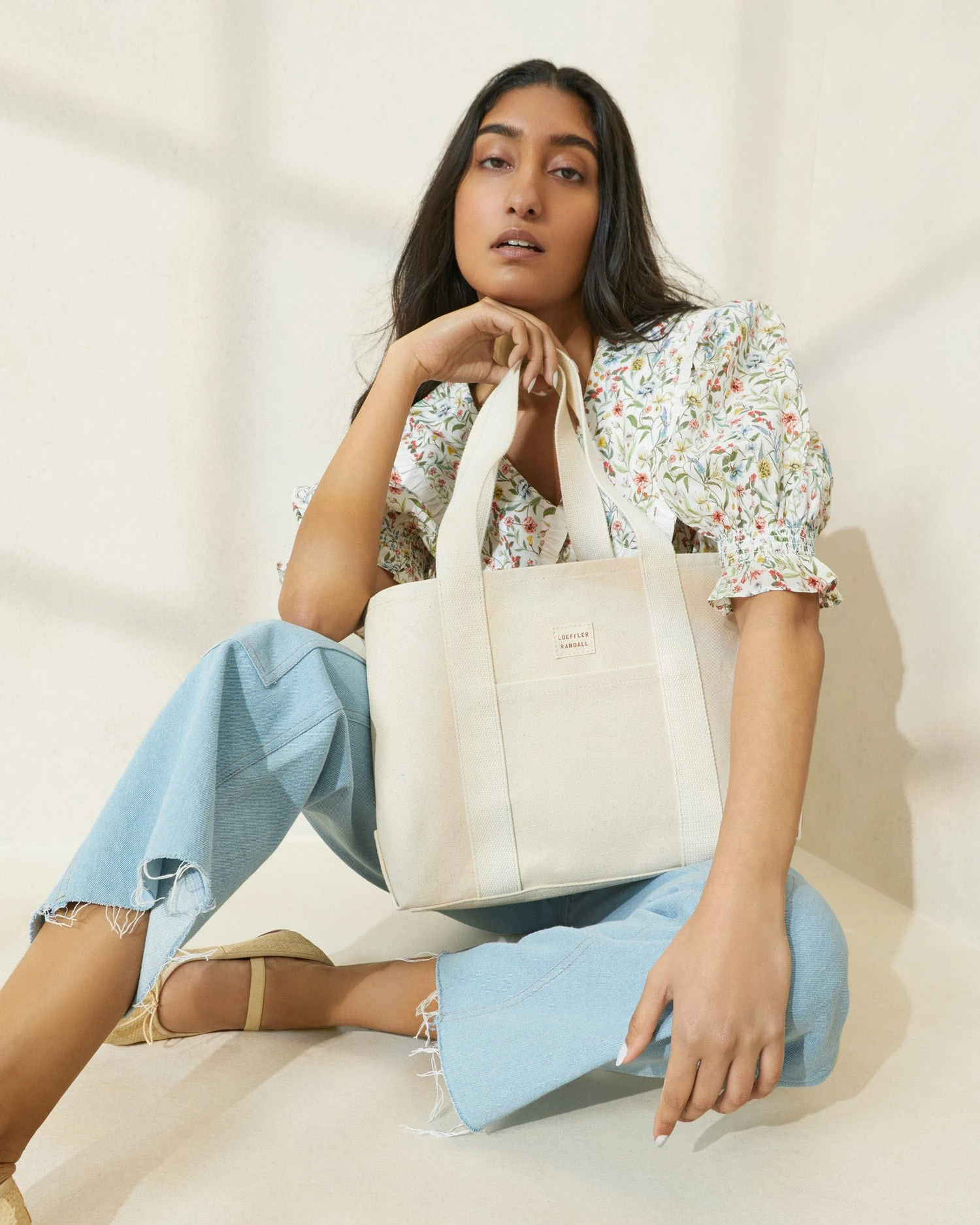 Loeffler Randall Bennett Natural Medium Tote 7 Loeffler Randall Bennett Natural Medium Tote - Image 5