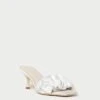 Loeffler Randall Bianca Cream Kitten Heel Mule 2 Loeffler Randall Bianca Cream Kitten Heel Mule -Loeffler Randall BIANCA SATN CREAM 1 1
