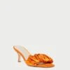 Loeffler Randall Bianca Marigold Kitten Heel Mule 2 Loeffler Randall Bianca Marigold Kitten Heel Mule -Loeffler Randall BIANCA SATN MARGD 1 1