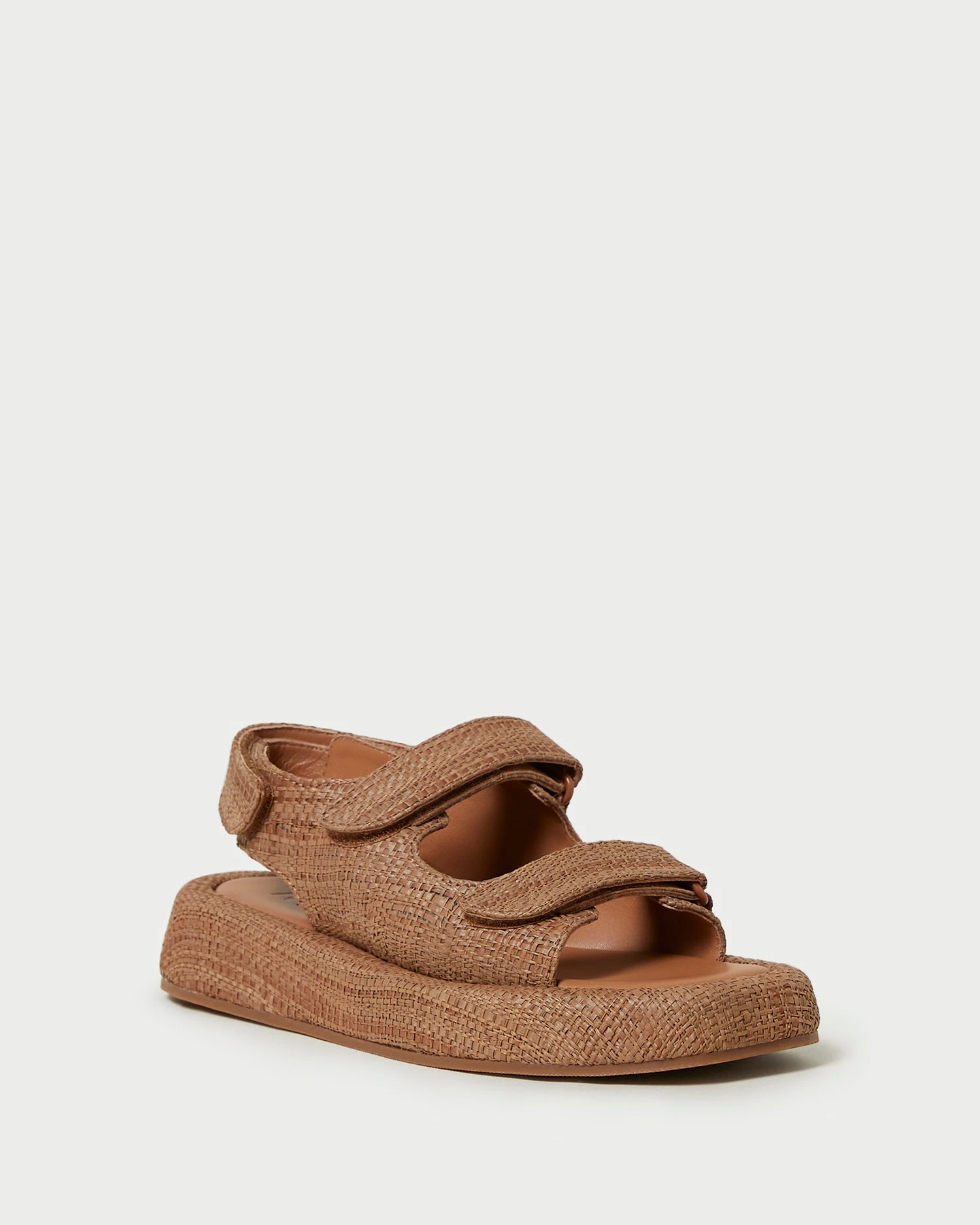 Loeffler Randall Blaise Brown Raffia Platform Sandal 3 Loeffler Randall Blaise Brown Raffia Platform Sandal