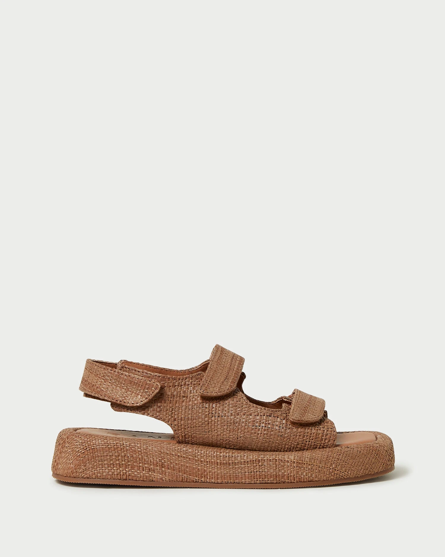 Loeffler Randall Blaise Brown Raffia Platform Sandal 4 Loeffler Randall Blaise Brown Raffia Platform Sandal - Image 2